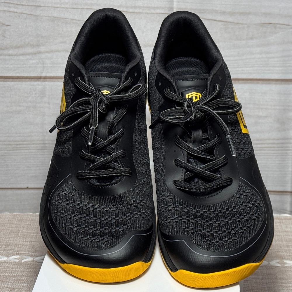 Born Primitive Savage 1 Training Shoes Womens 11 Black Yellow CrossFit Sneakers